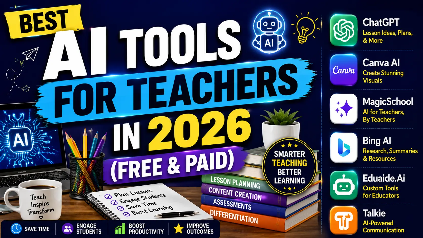 Best AI Tools for Teachers in 2026