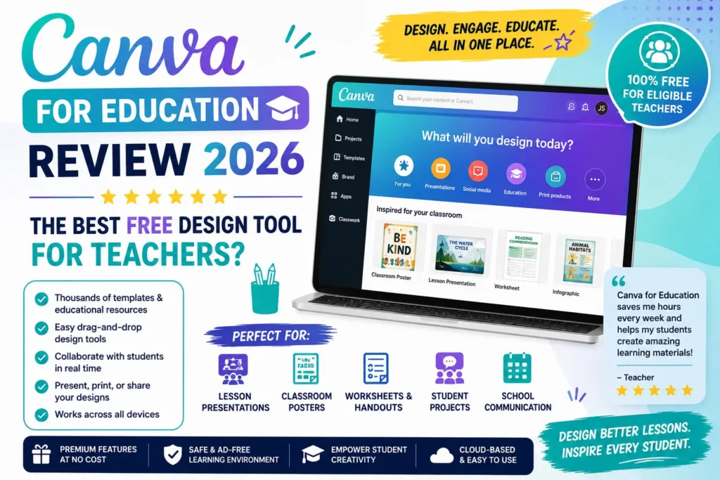 Canva for Education review for teachers 2026