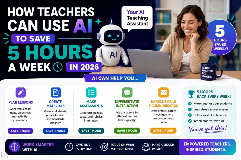 how teachers can use AI to save time 2026