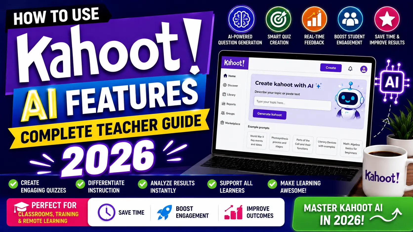 How to Use Kahoot AI Features — Complete Teacher Guide 2026