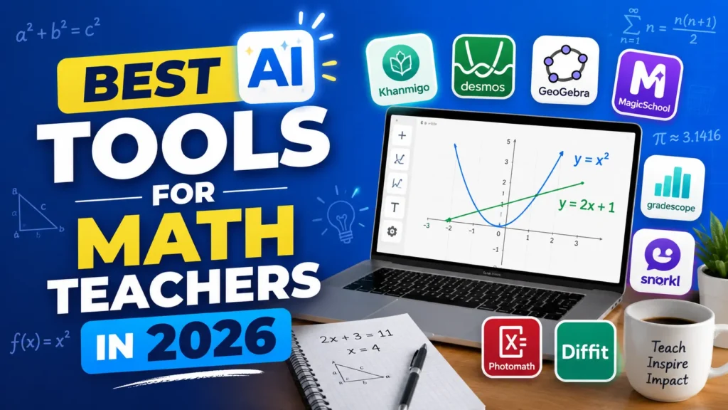 best AI tools for math teachers 2026