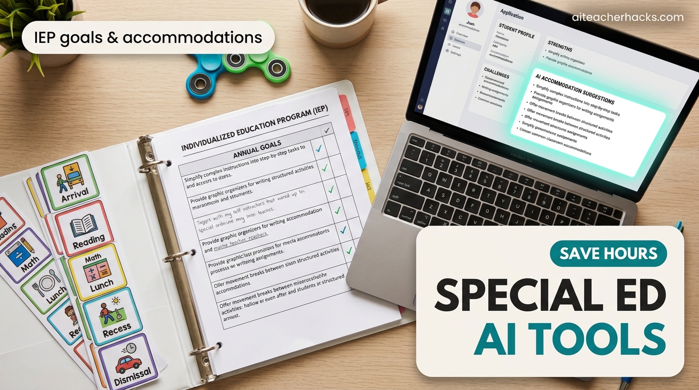 AI tools for special education teachers IEPs