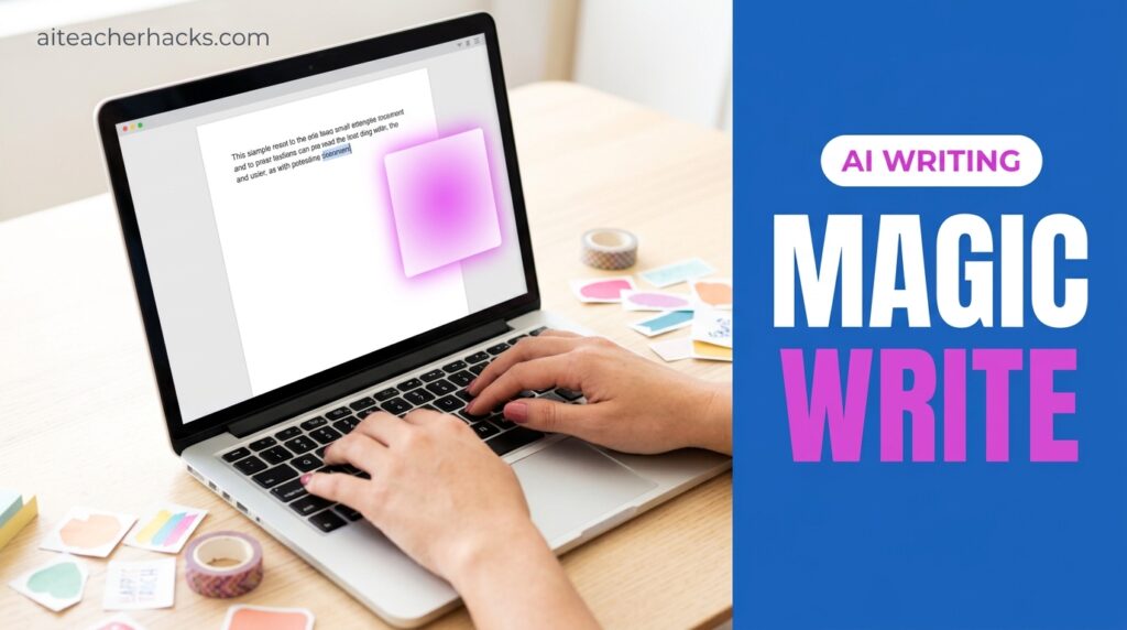 Canva Magic Write for teachers AI writing