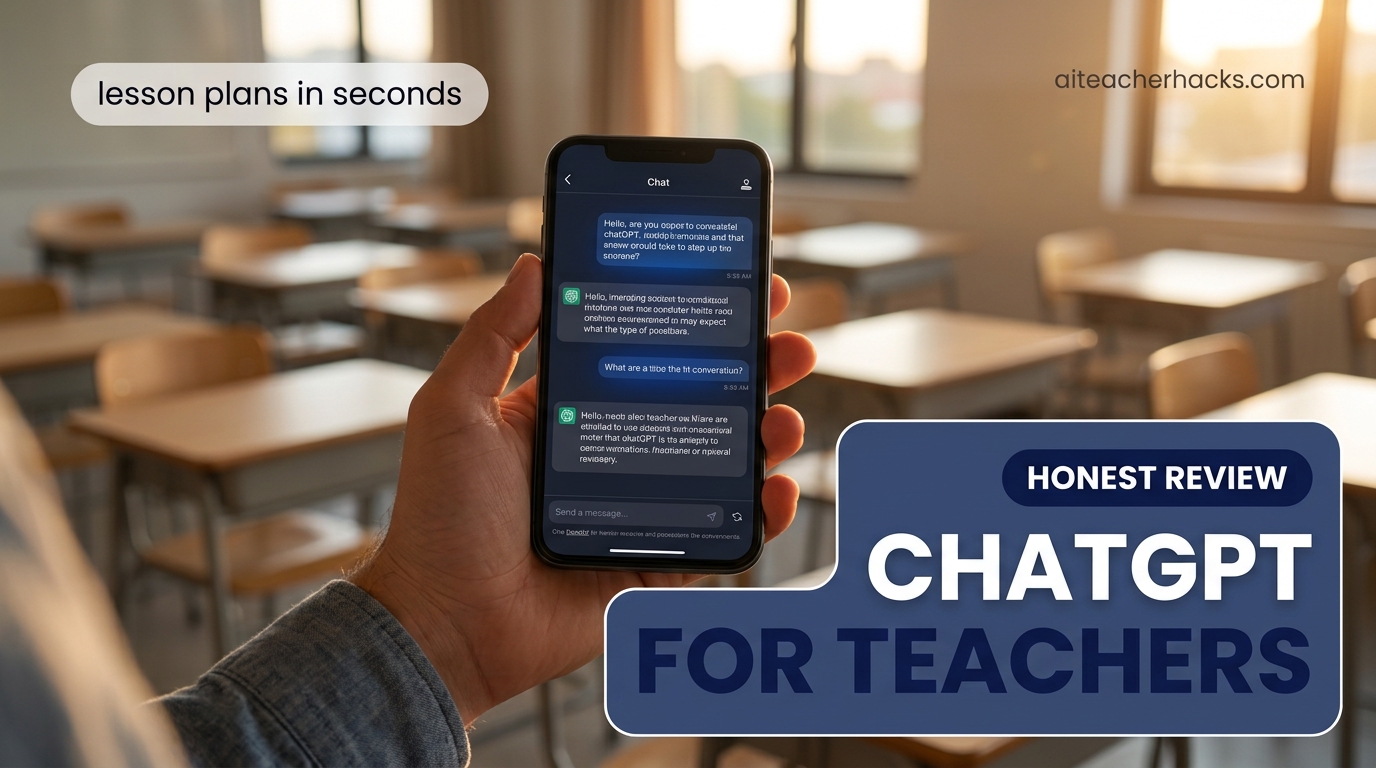 ChatGPT for teachers review