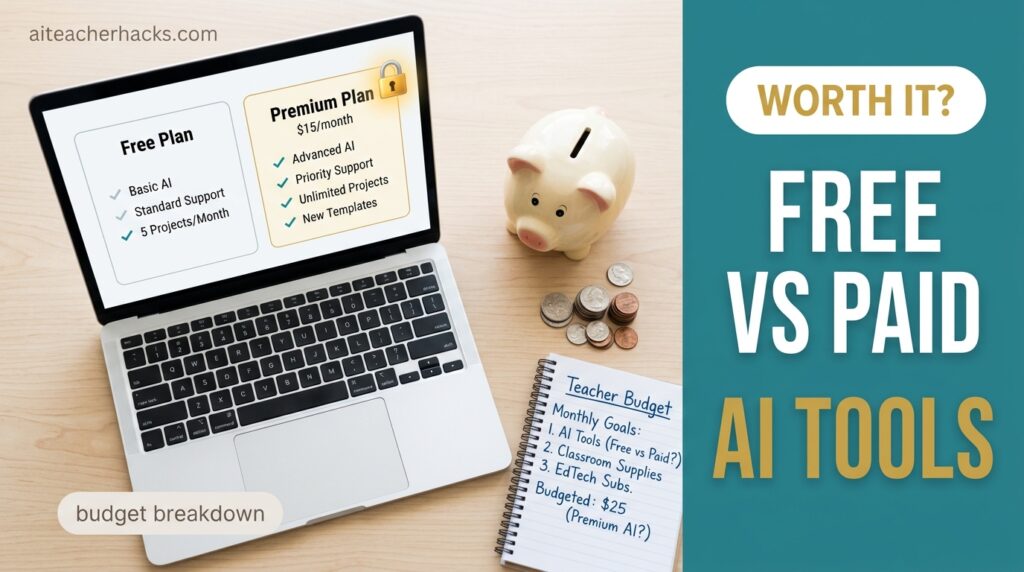 Free vs paid AI tools for teachers