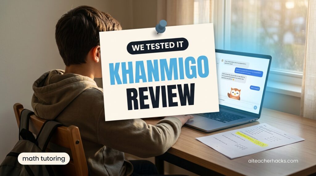 Khanmigo review Khan Academy AI tutor